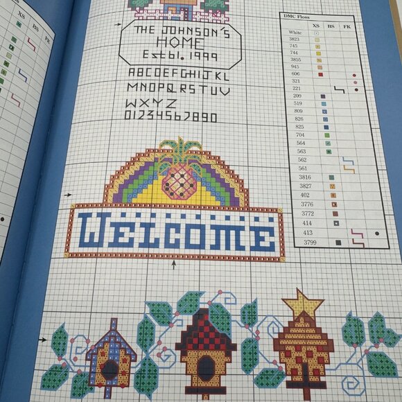 Donna Koolers 555 Cross-Stitch Designs Hardcover Book For The Young At Heart - Picture 7 of 7